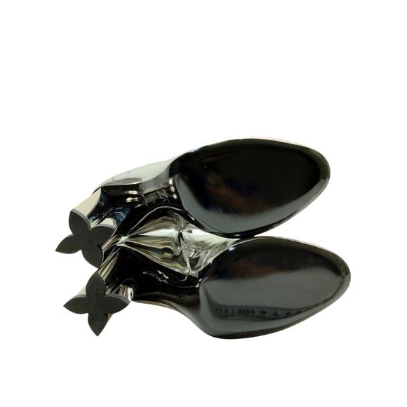 Louis Vuitton Boots Women Silver Patent Leather Size 38 - Picture 5 of 8